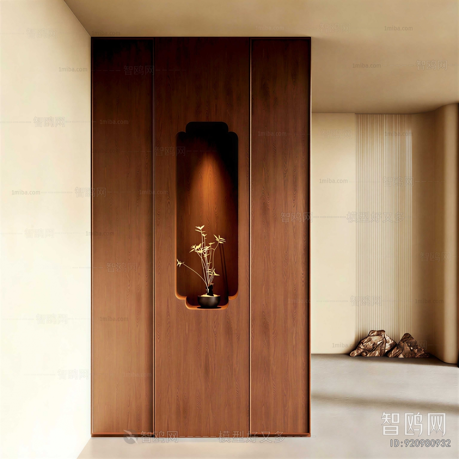 Wabi-sabi Style Partition