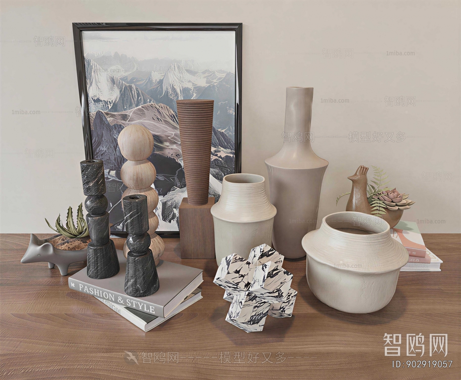 Wabi-sabi Style Decorative Set