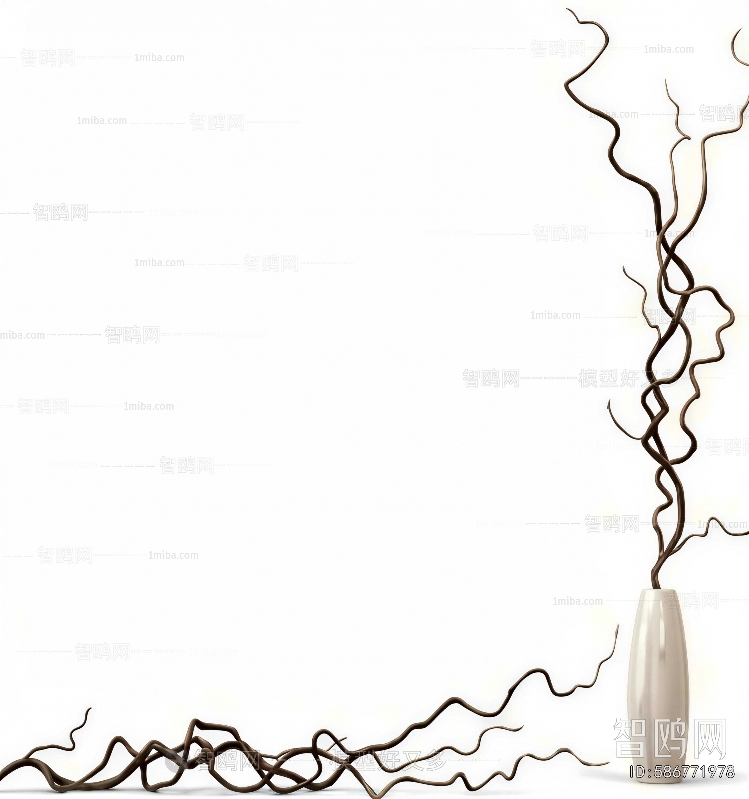 Modern Dried Branch