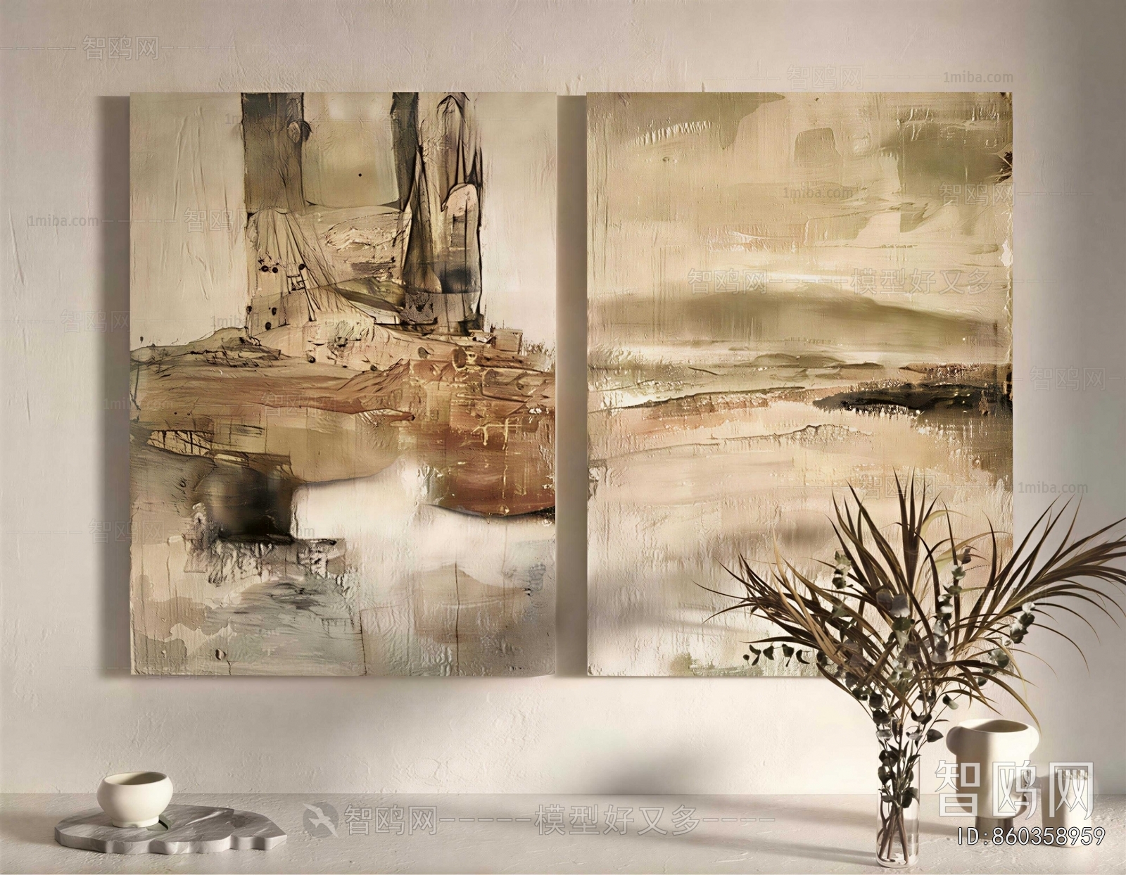 Wabi-sabi Style Painting