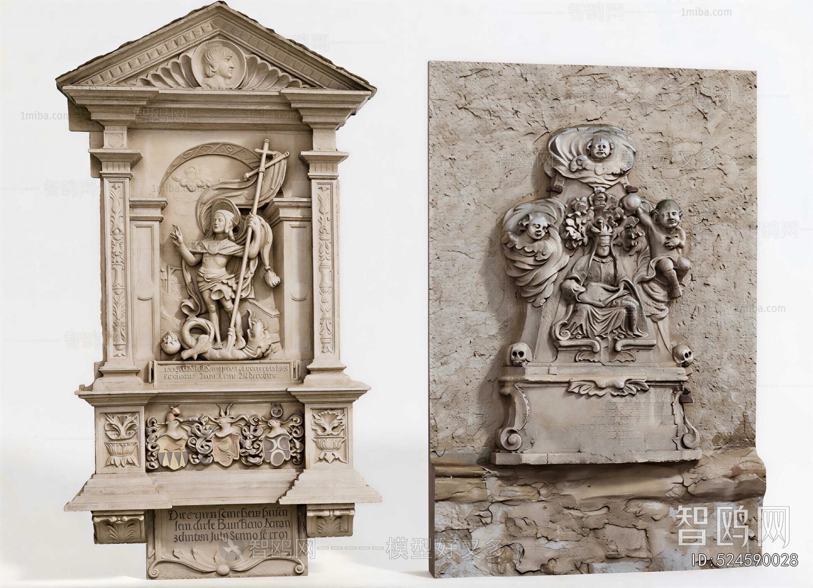 European Style Sculpture Sketch
