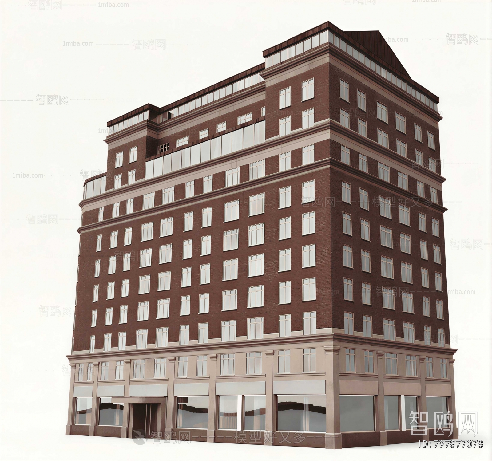 New Classical Style Appearance Of Commercial Building