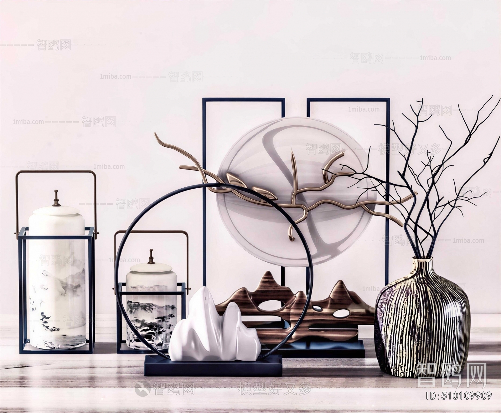 New Chinese Style Decorative Set