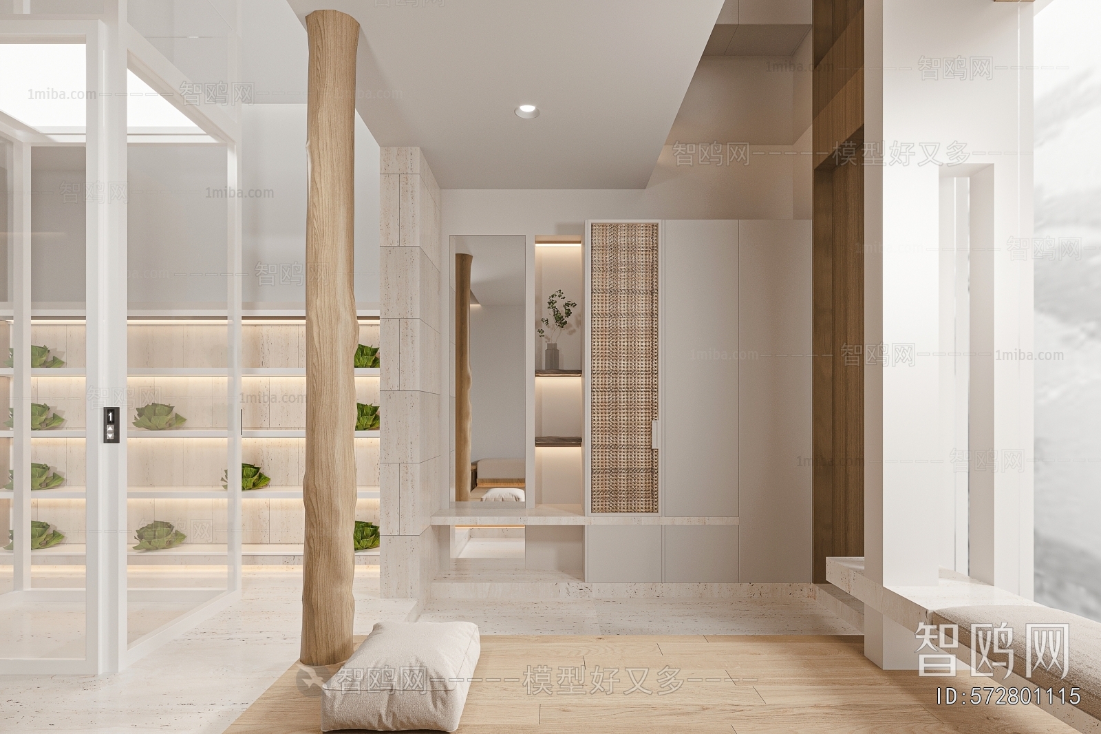 Japanese Style Hallway