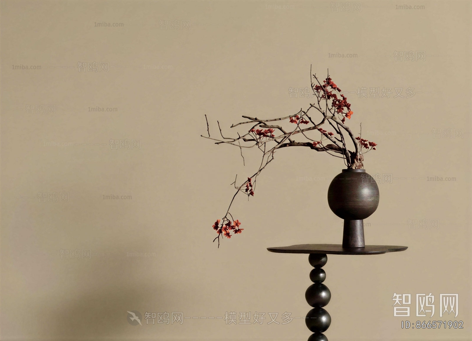 Wabi-sabi Style Dried Branch
