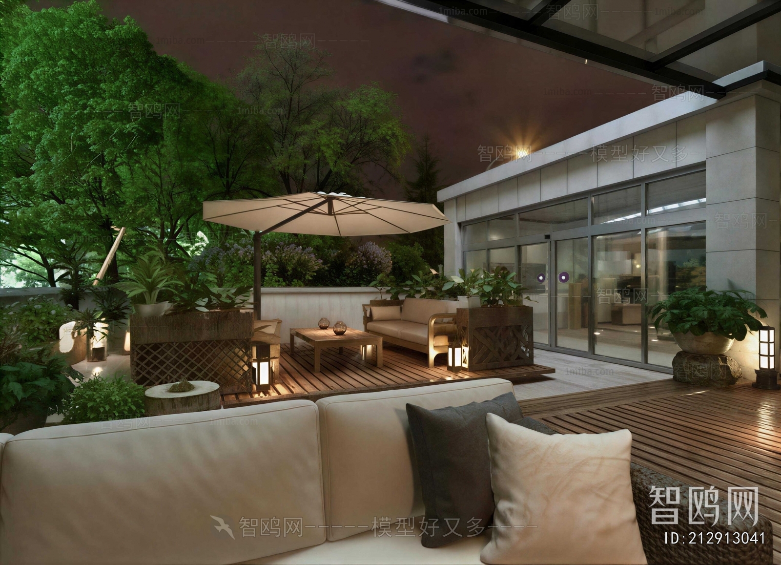Modern Courtyard/landscape