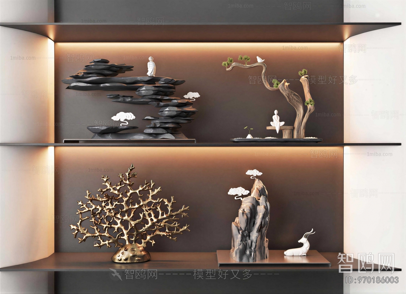New Chinese Style Decorative Set
