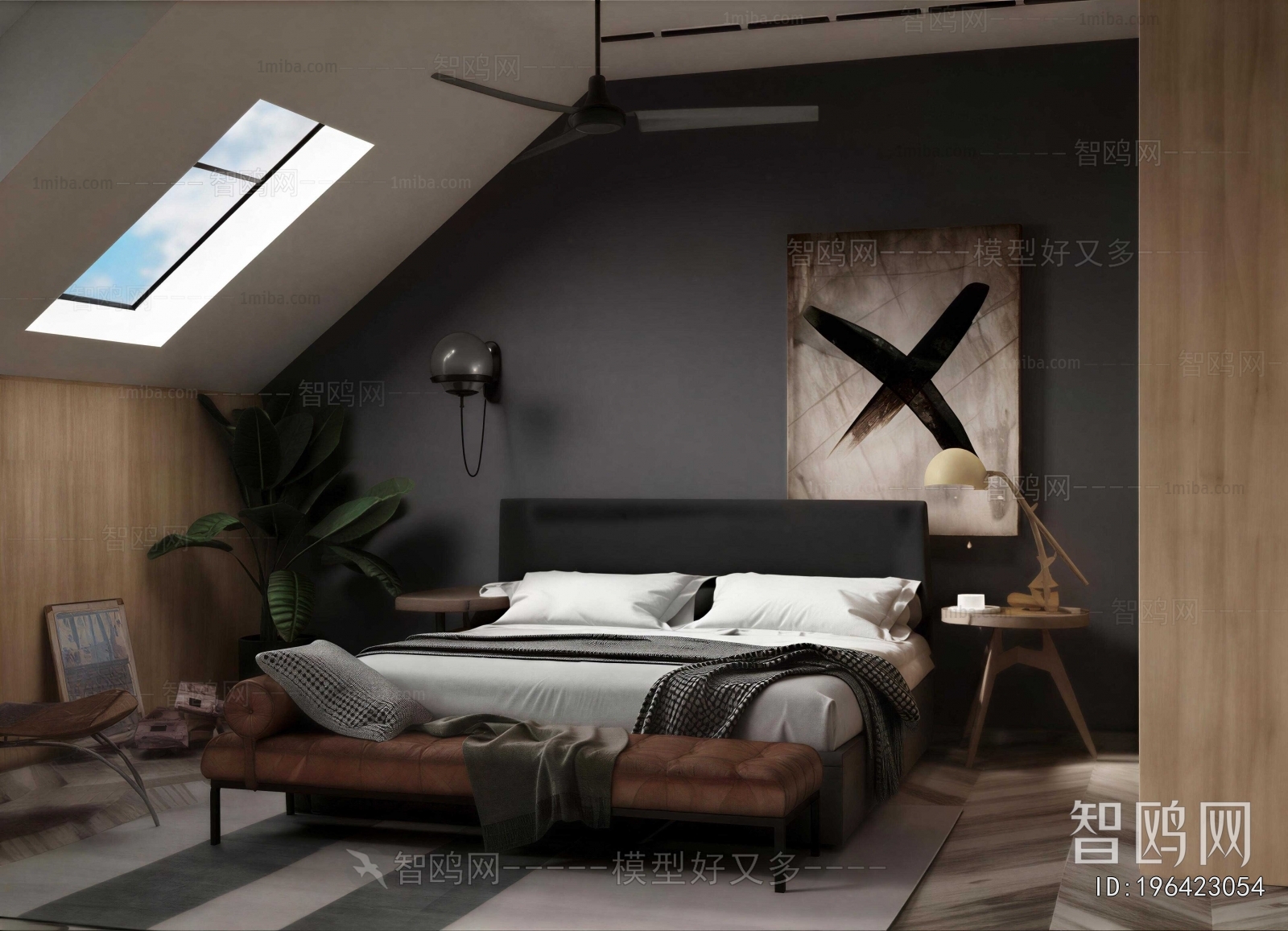 Industrial Style Bedroom