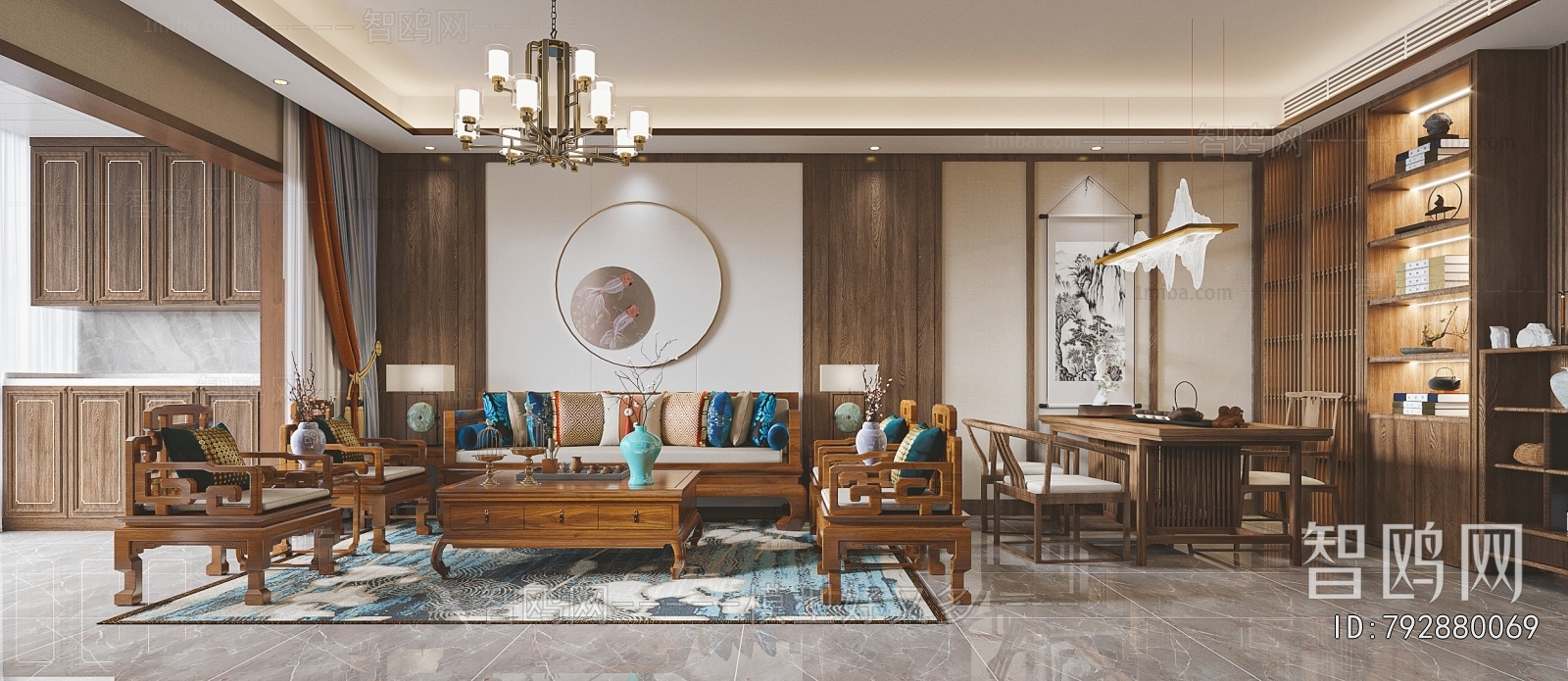 Chinese Style A Living Room