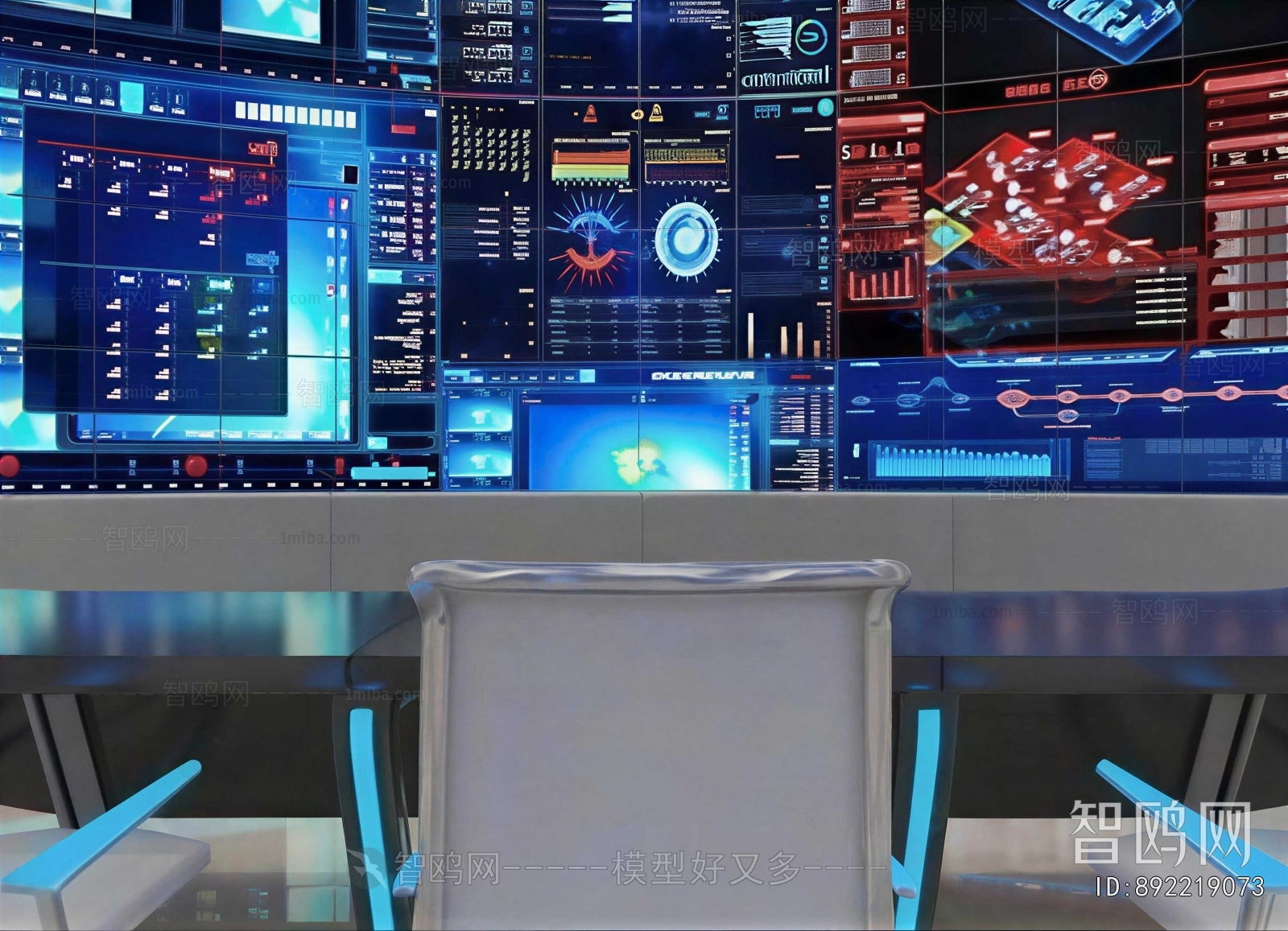 Modern Monitor Room