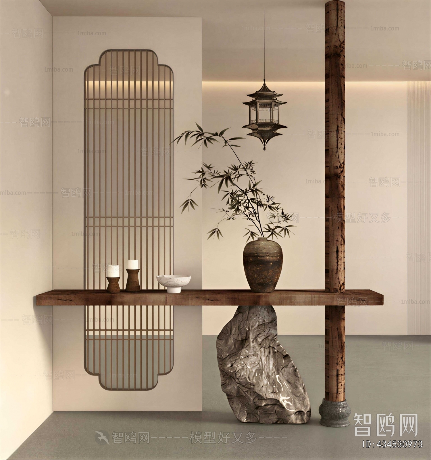 New Chinese Style Hallway