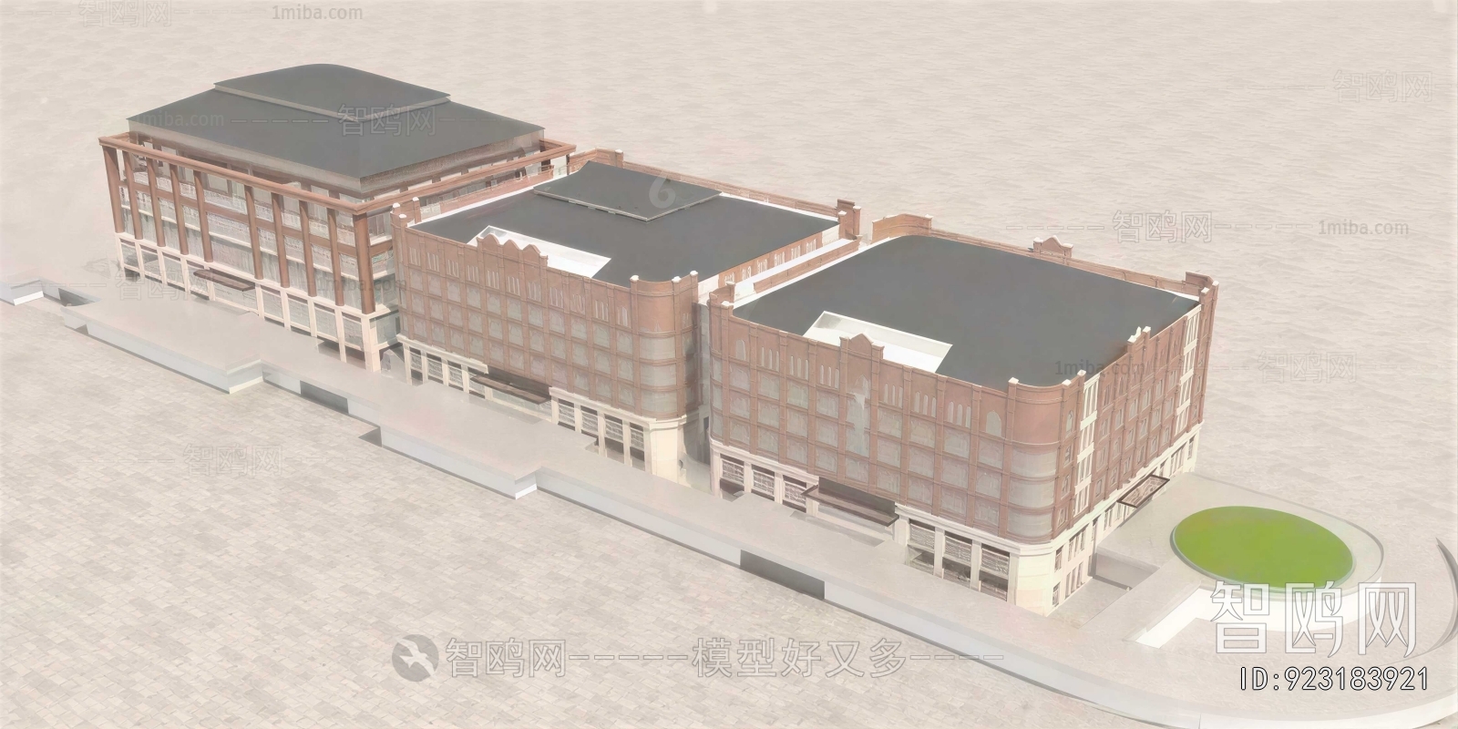 New Classical Style Appearance Of Commercial Building