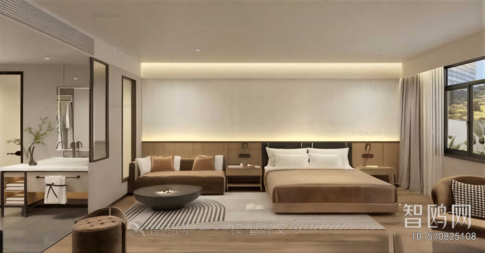 Modern Guest Room