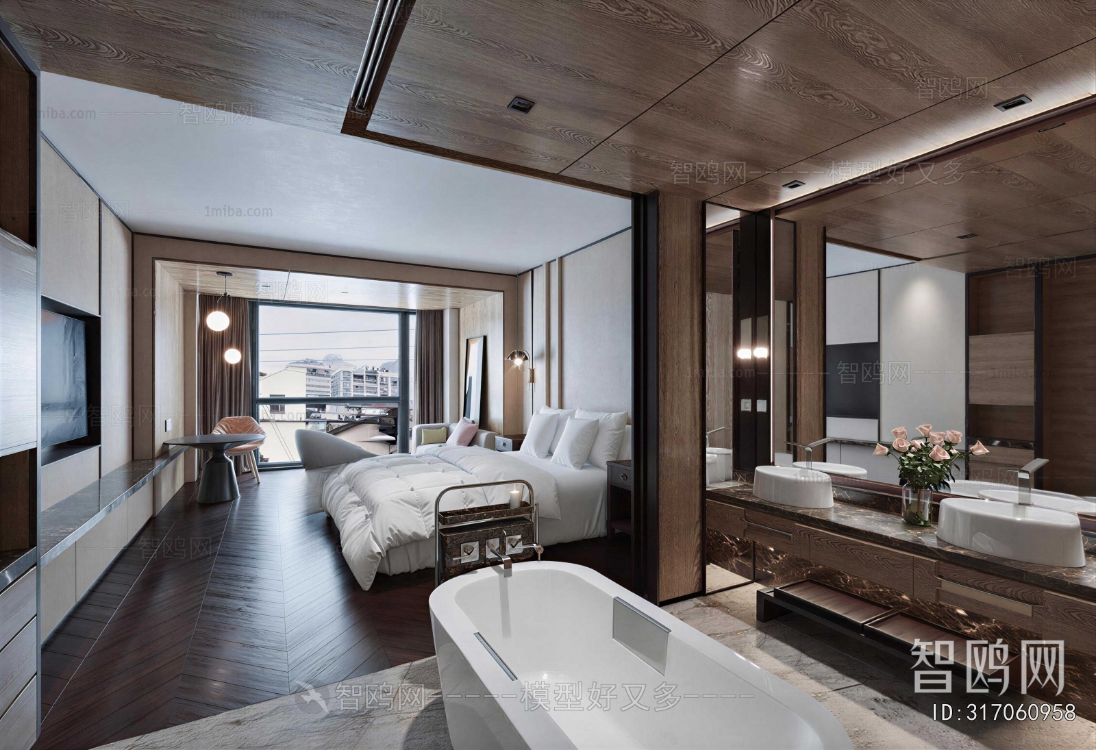 Modern Guest Room