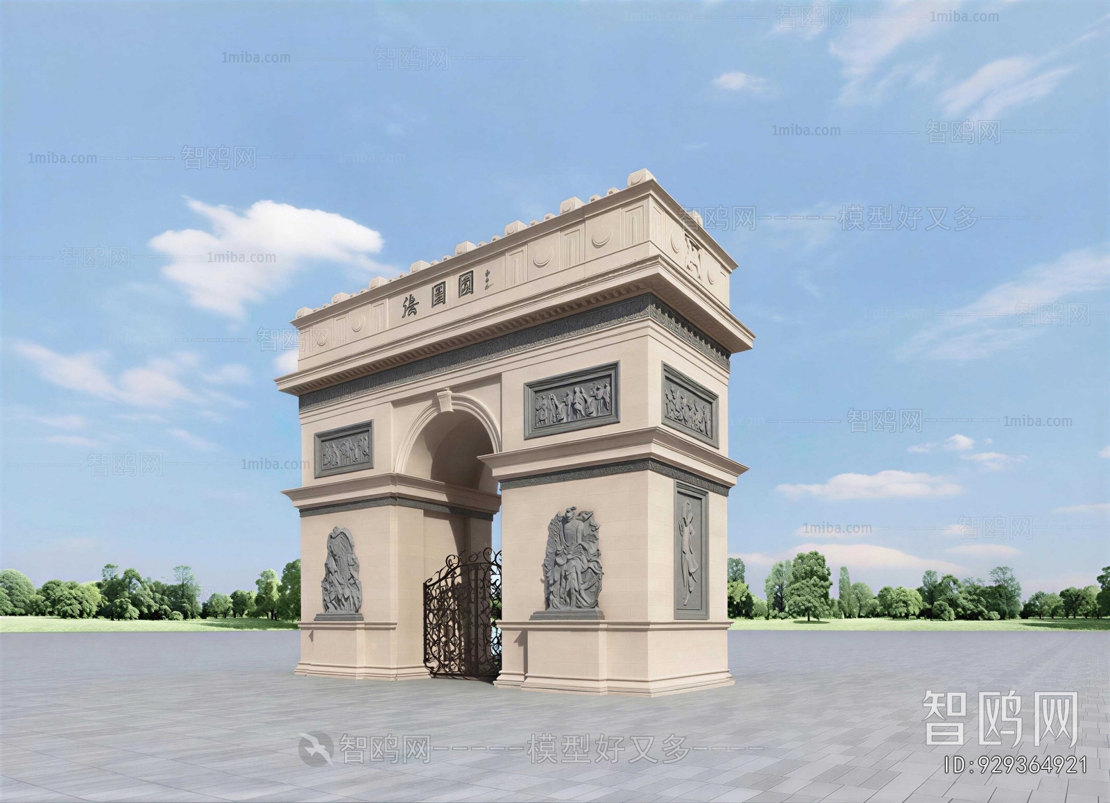 French Style Facade Element