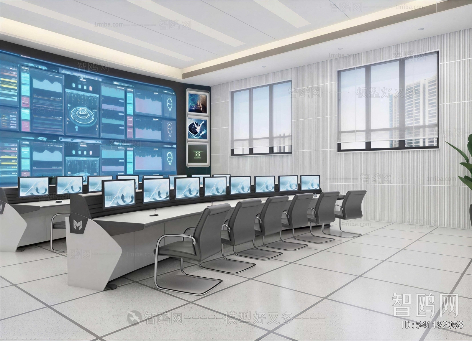 Modern Monitor Room