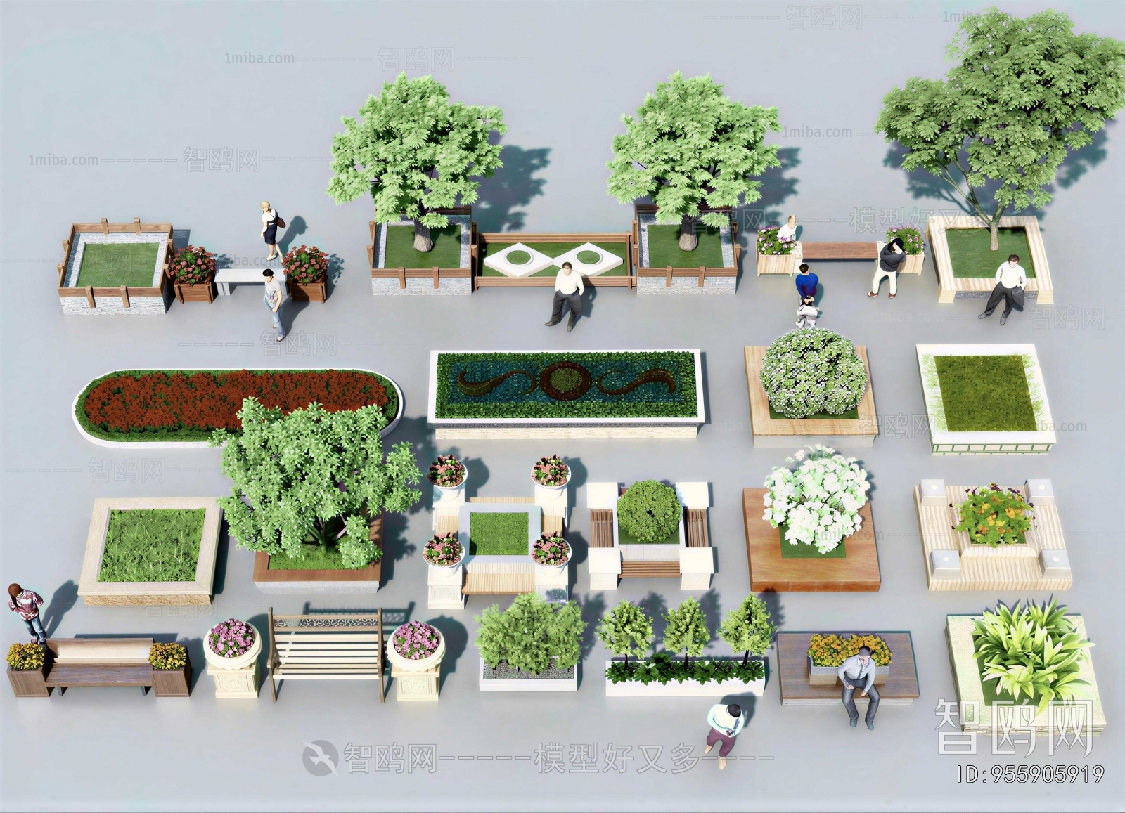Modern Flower Bed, Flower Bowl, Flower Box