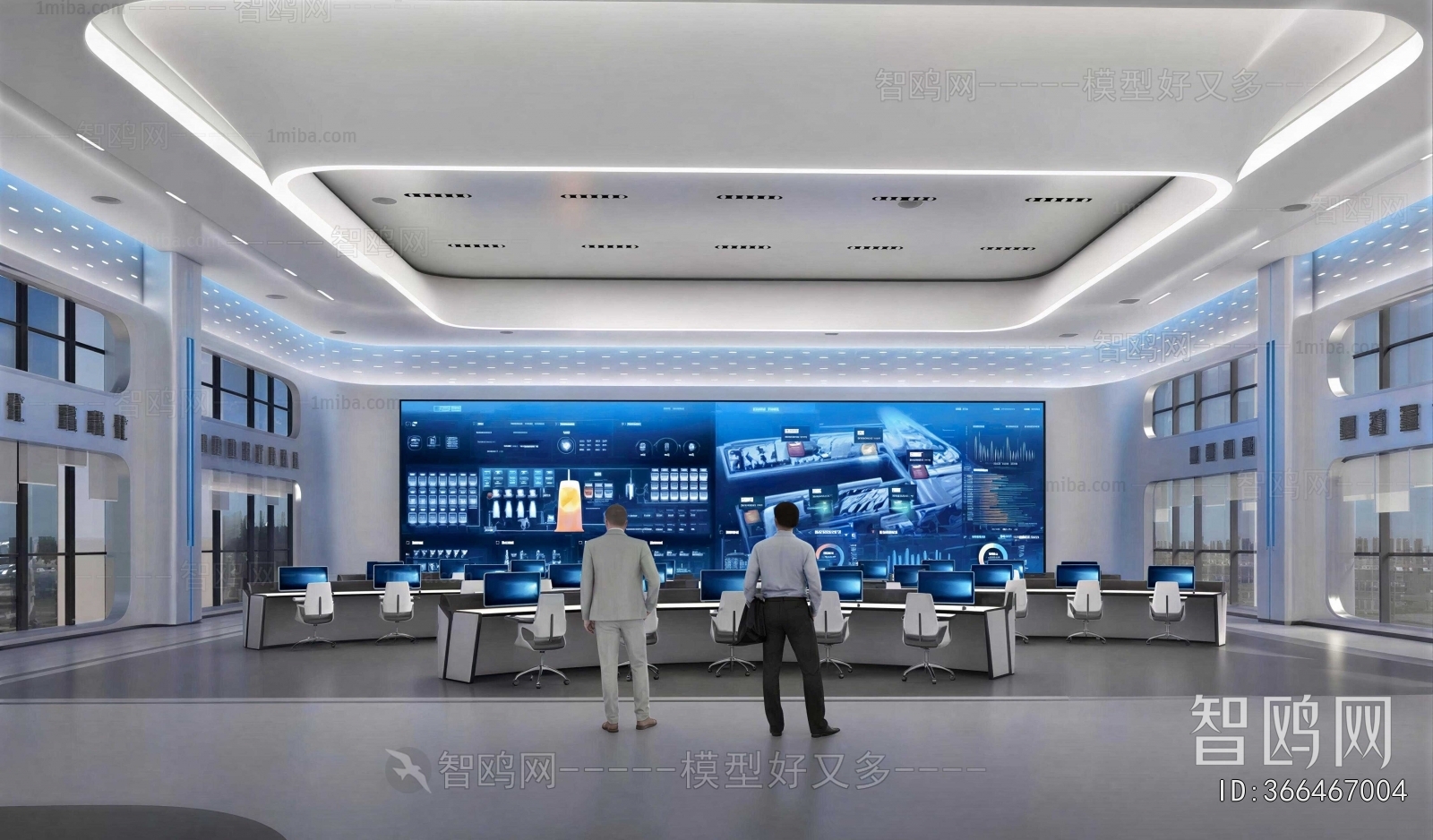 Modern Monitor Room