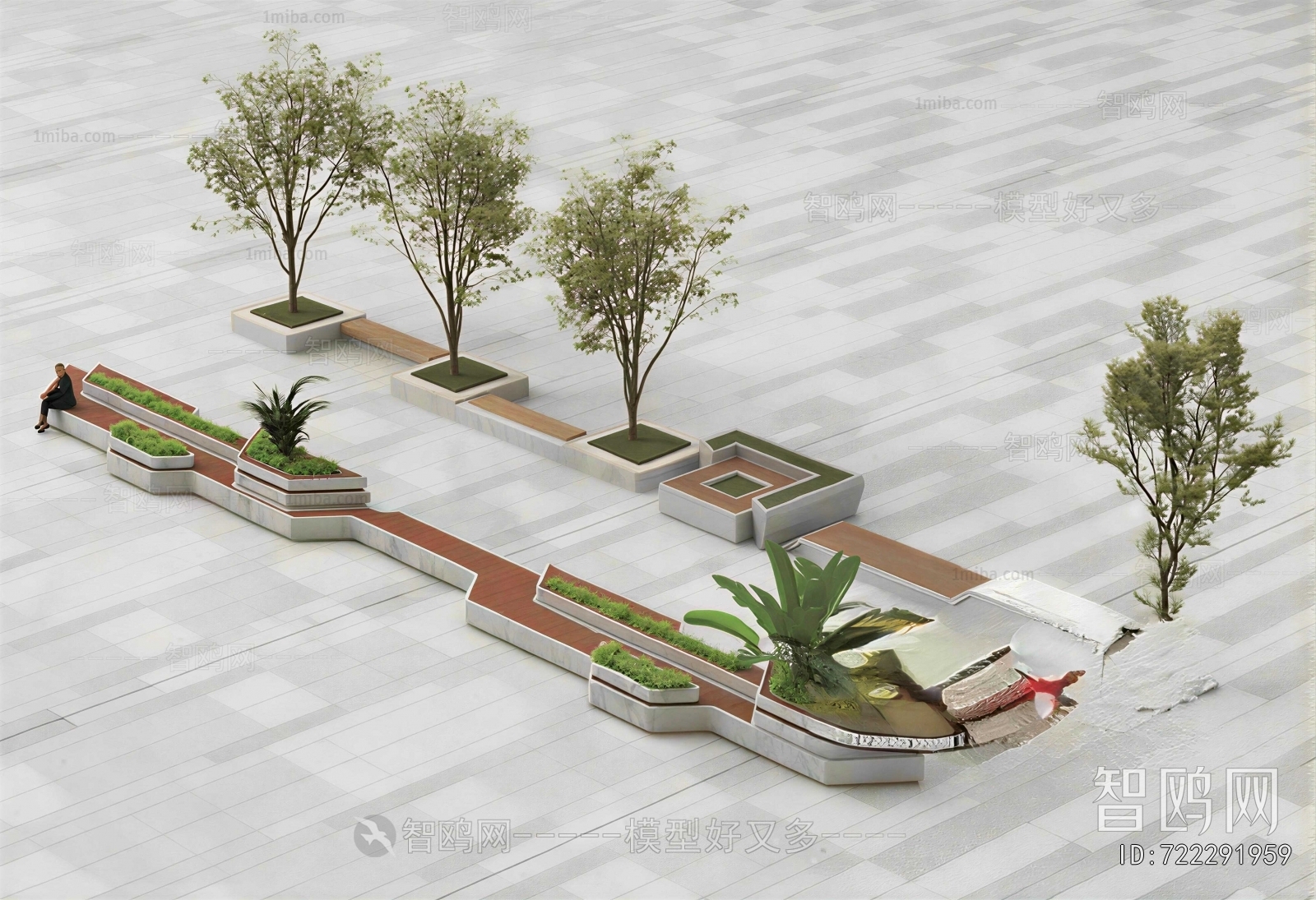 Modern Flower Bed, Flower Bowl, Flower Box
