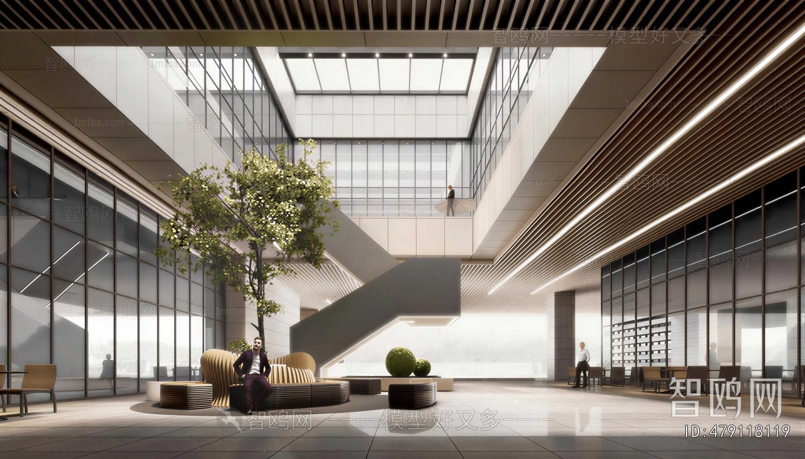 Modern Office Reception Desk