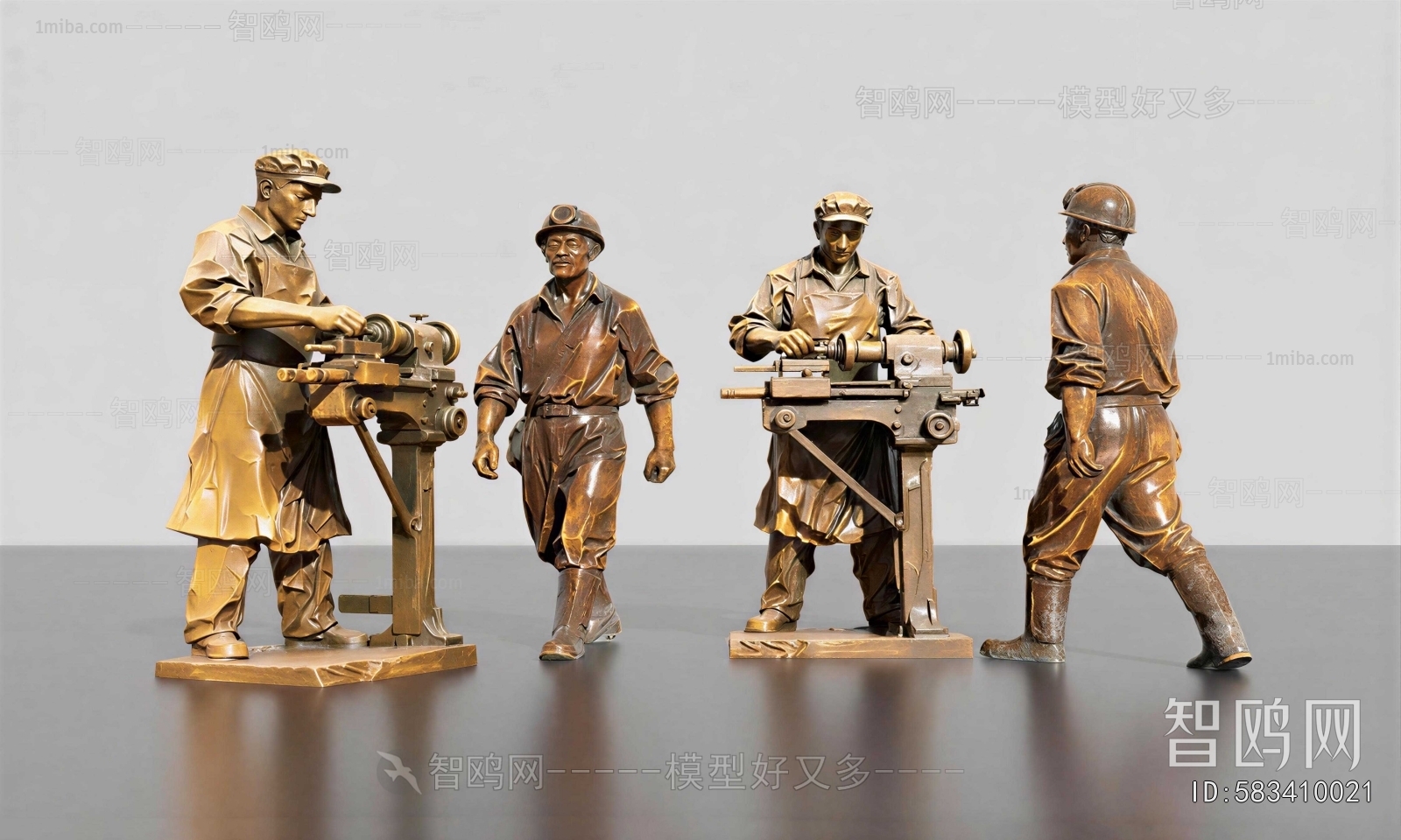 Industrial Style Sculpture Sketch
