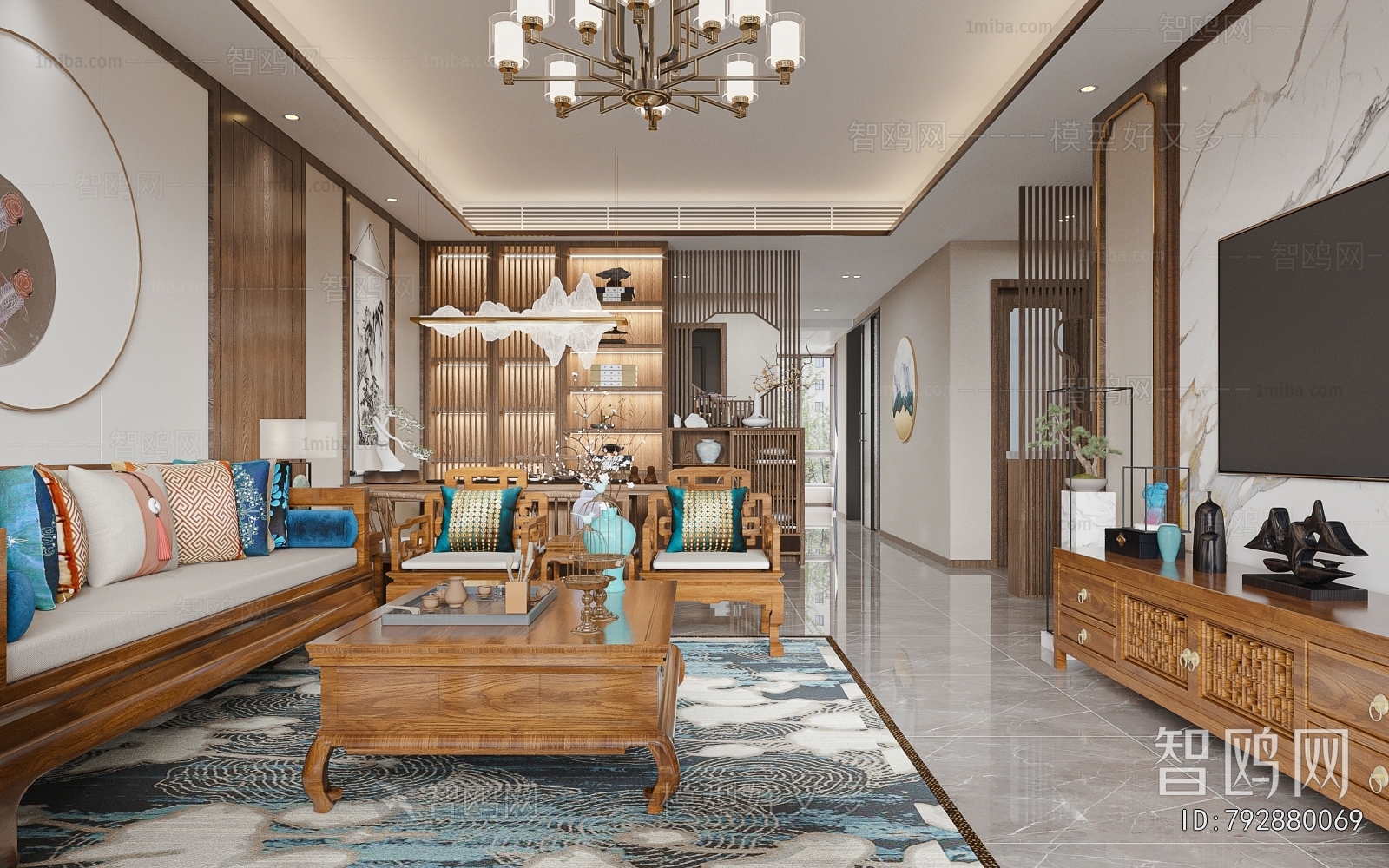 Chinese Style A Living Room