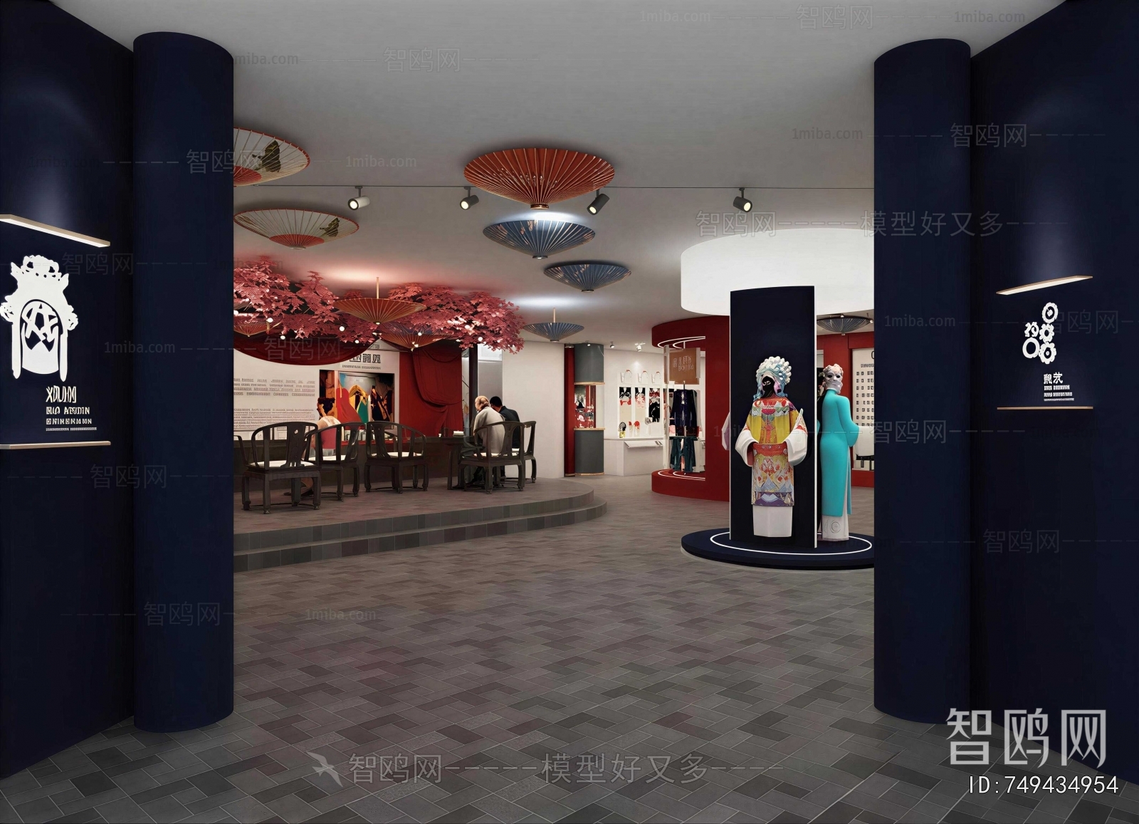 New Chinese Style Exhibition Hall
