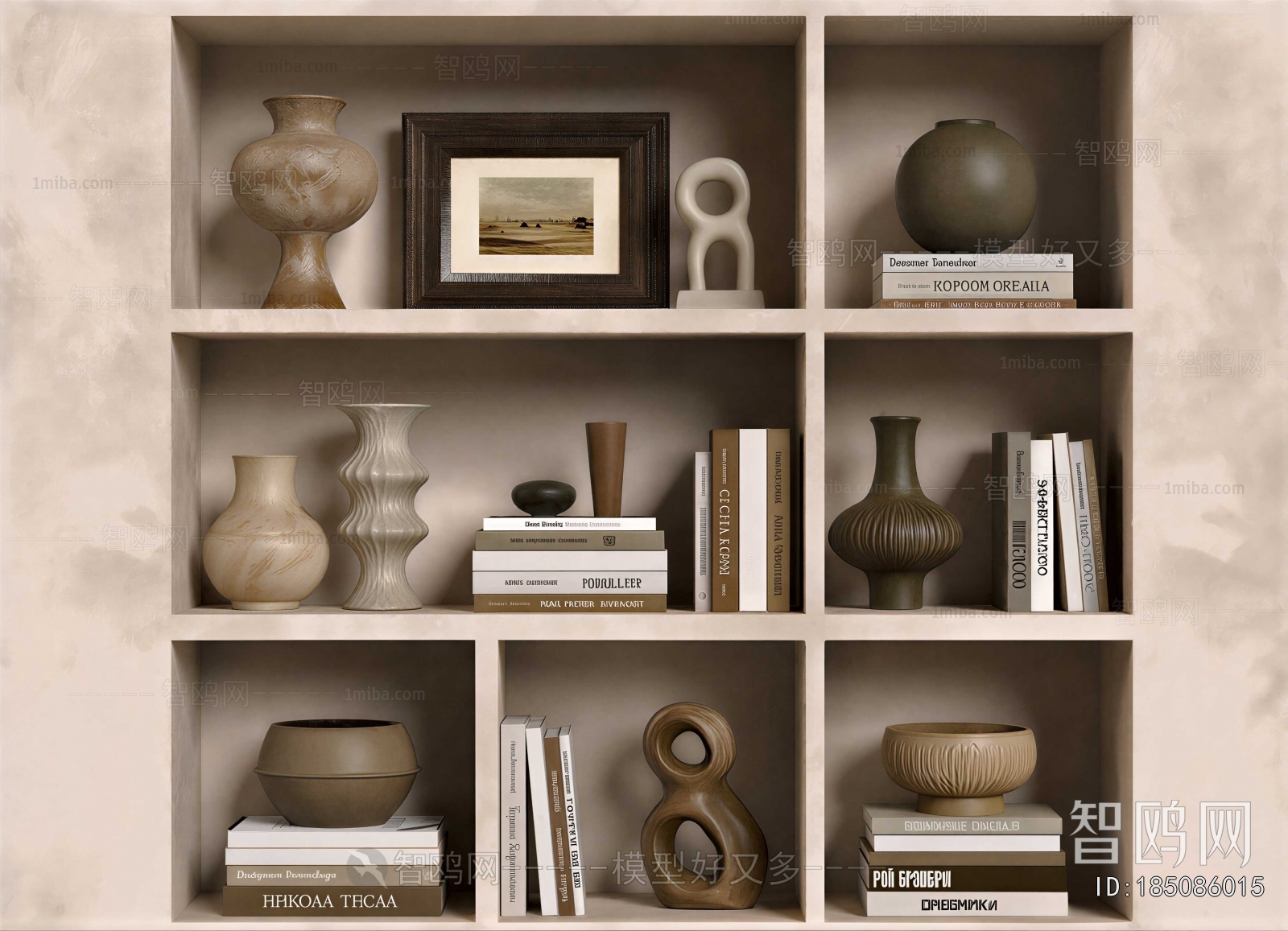 Wabi-sabi Style Shelving