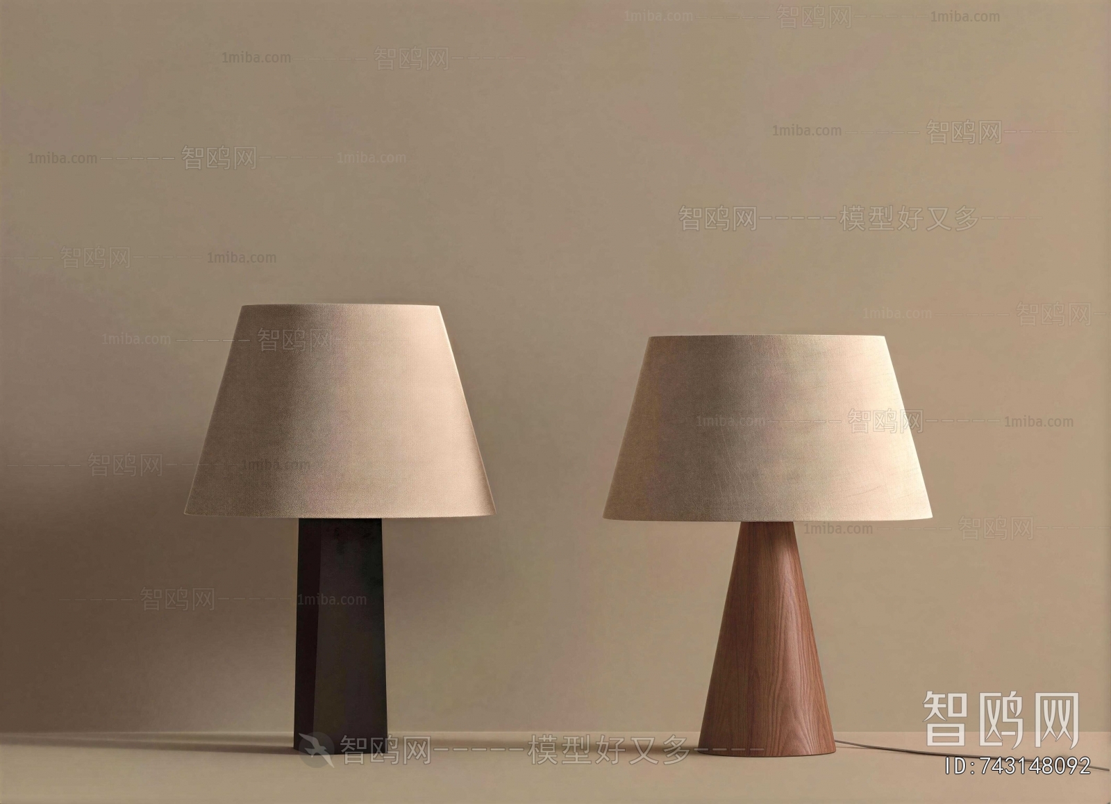 Wabi-sabi Style Table Lamp