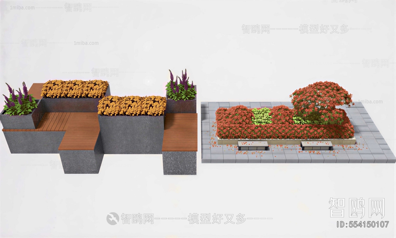 Modern Flower Bed, Flower Bowl, Flower Box