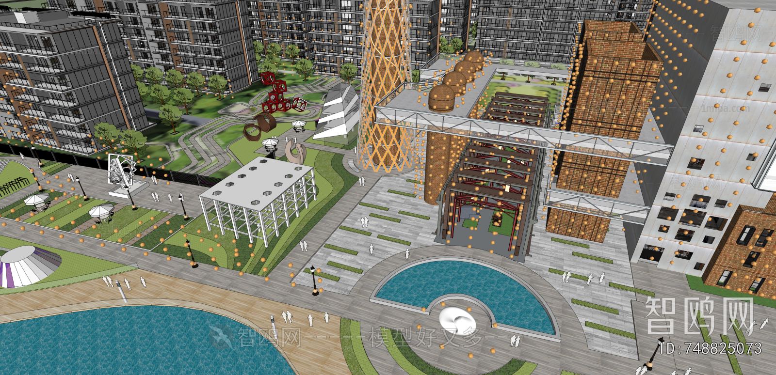 Modern Appearance Of Commercial Building