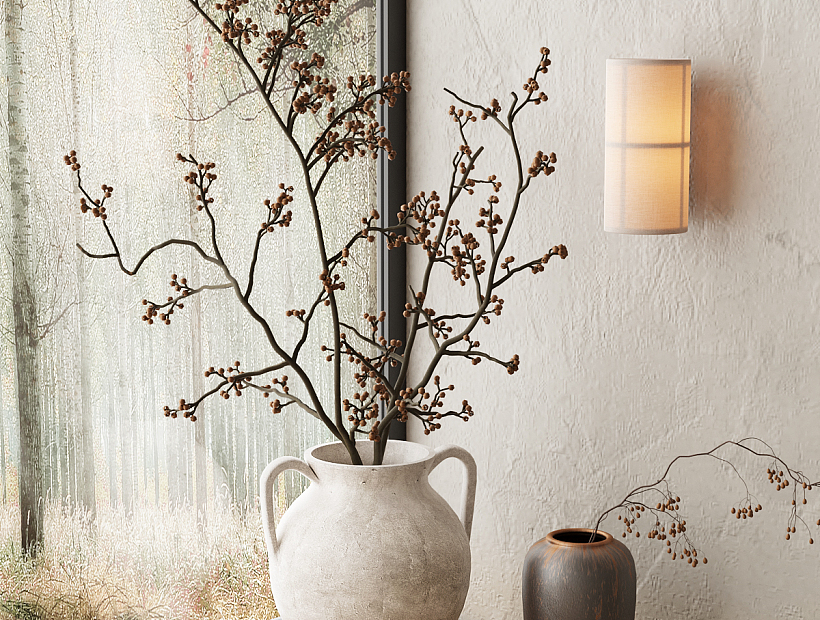 Wabi-sabi Style Dried Branch