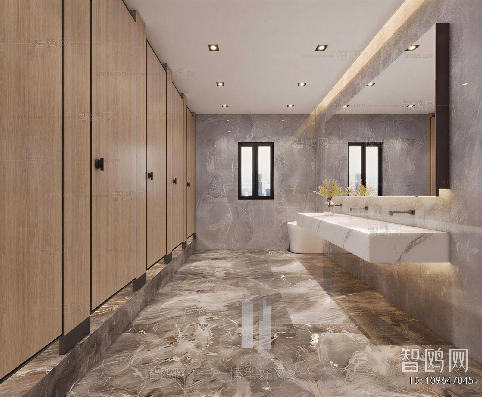 Modern Public Toilet