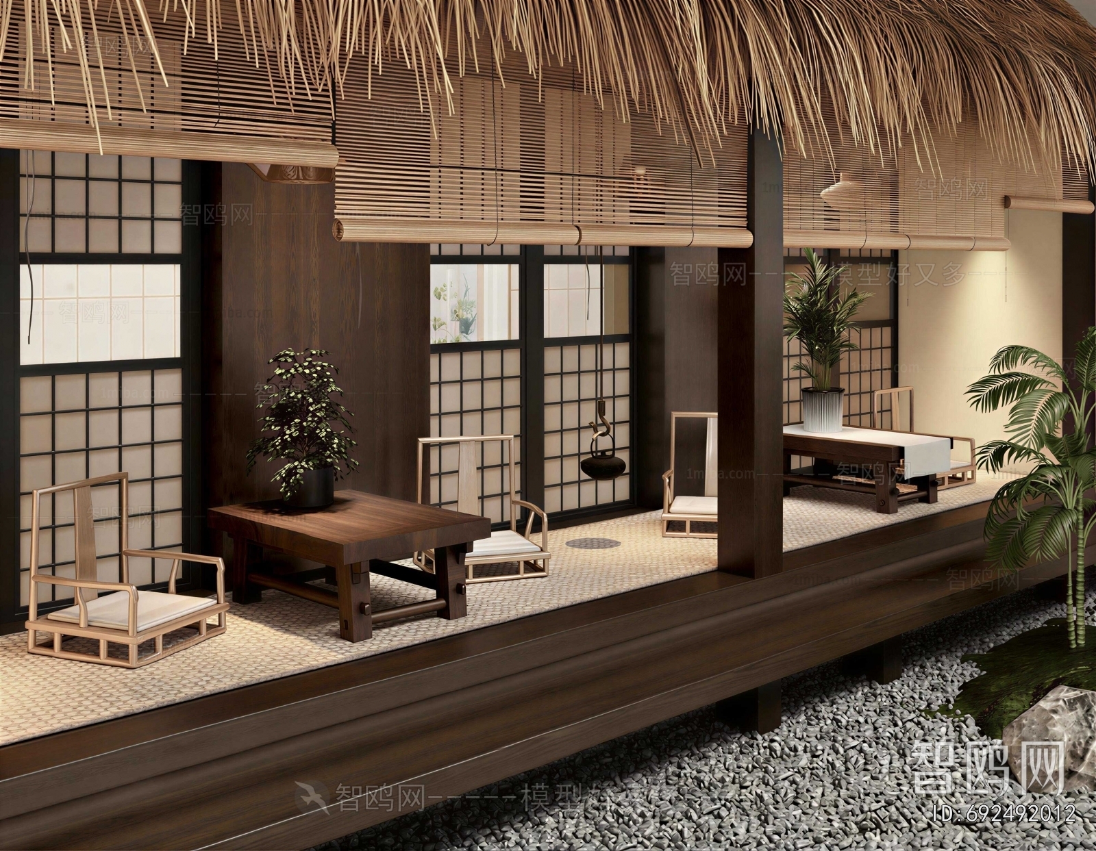 Wabi-sabi Style Tea House