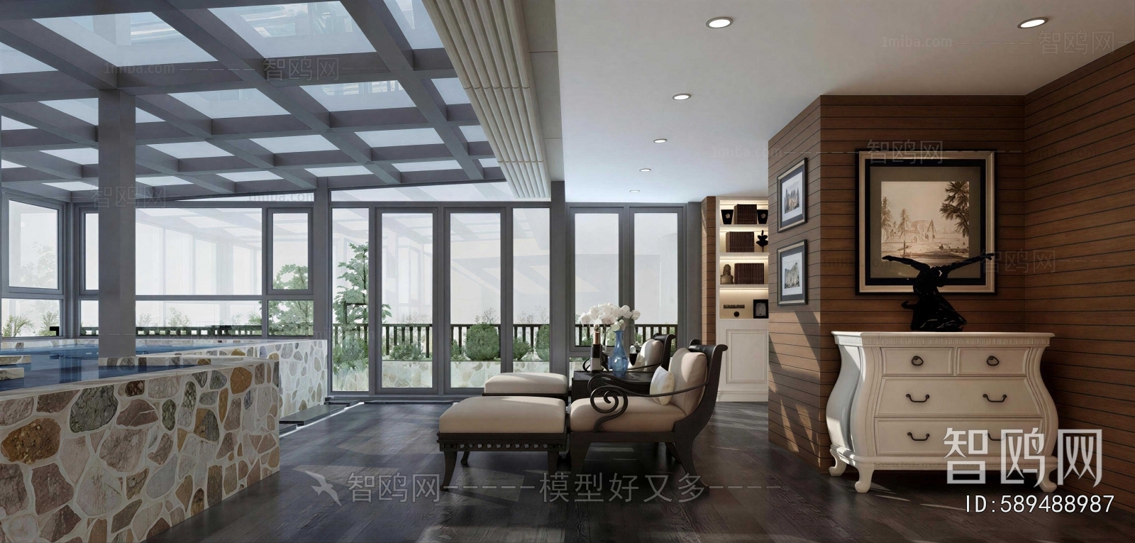 Modern Glass Sunshine Room