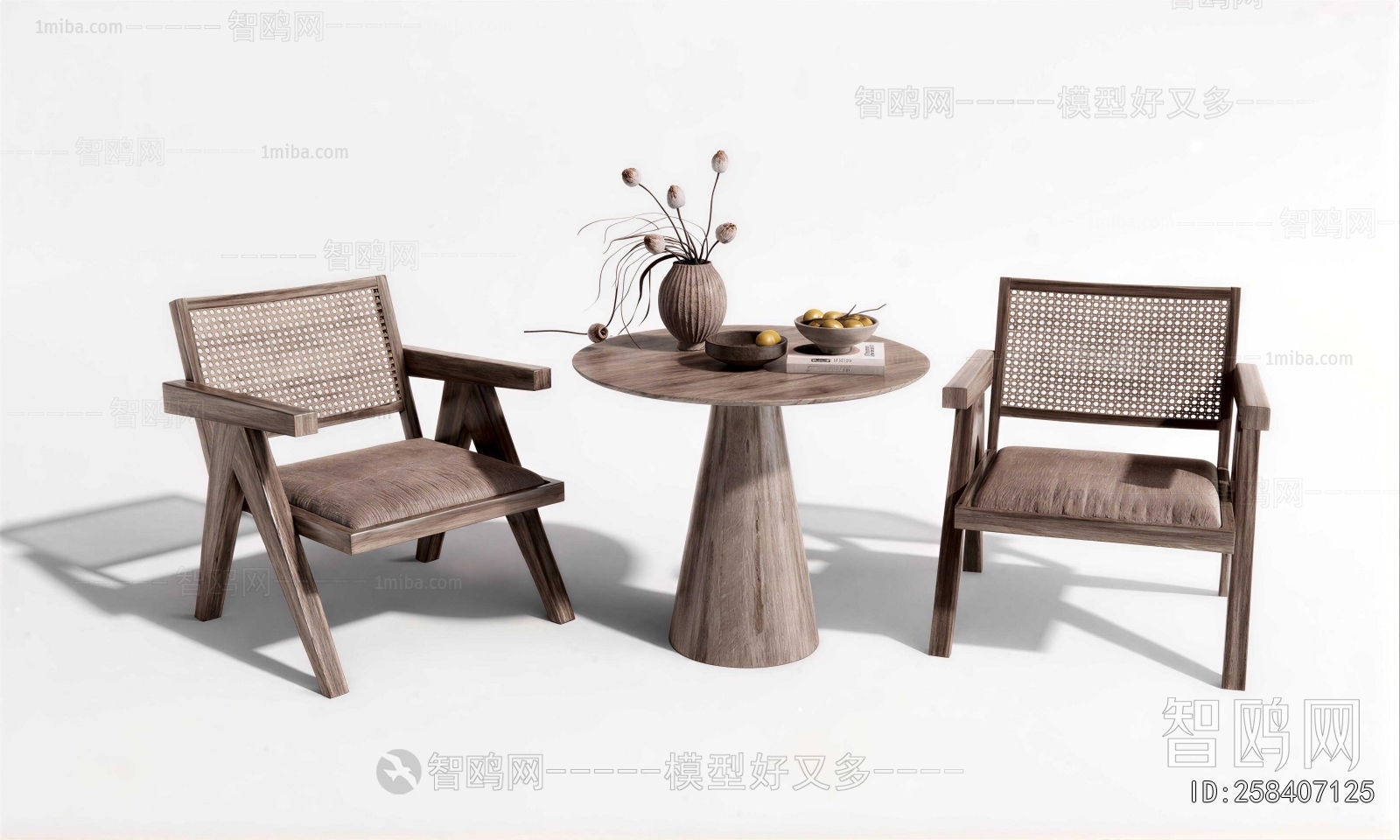 Wabi-sabi Style Lounge Chair
