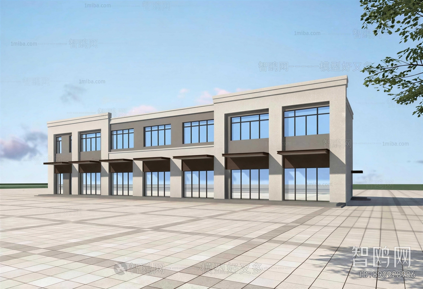 Modern Appearance Of Commercial Building