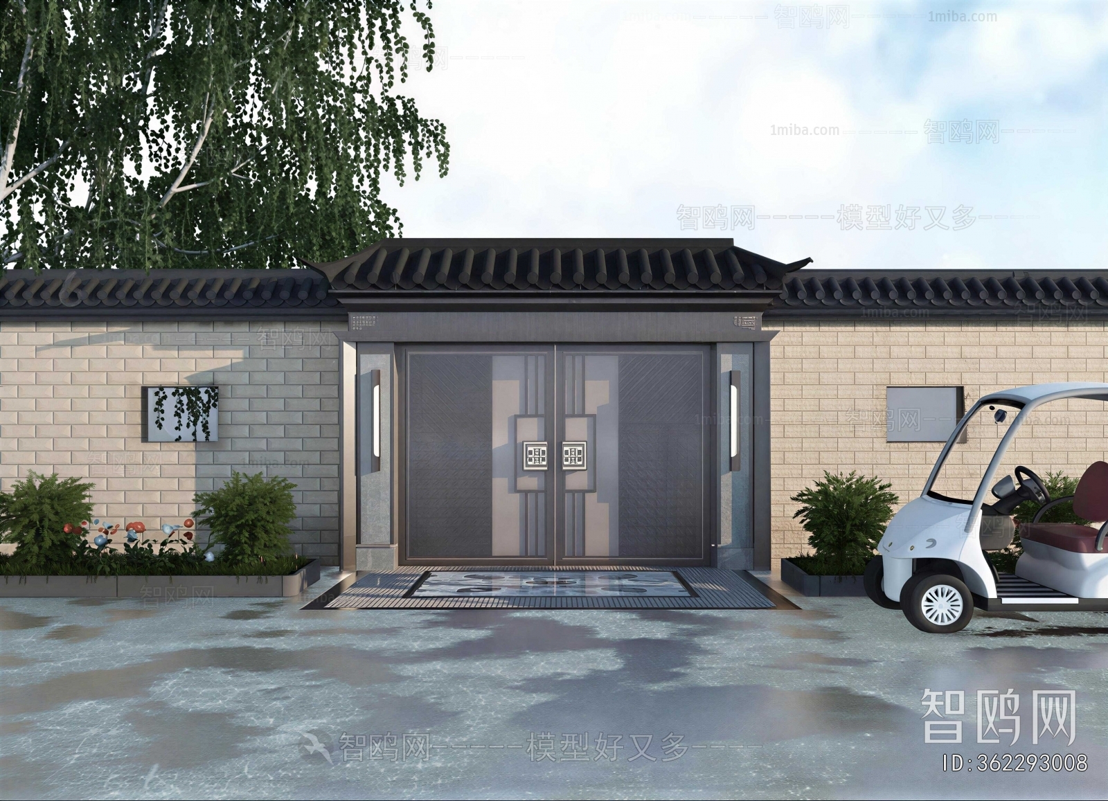 New Chinese Style Facade Element