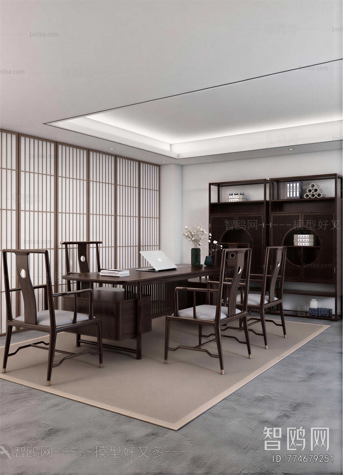 New Chinese Style Meeting Room