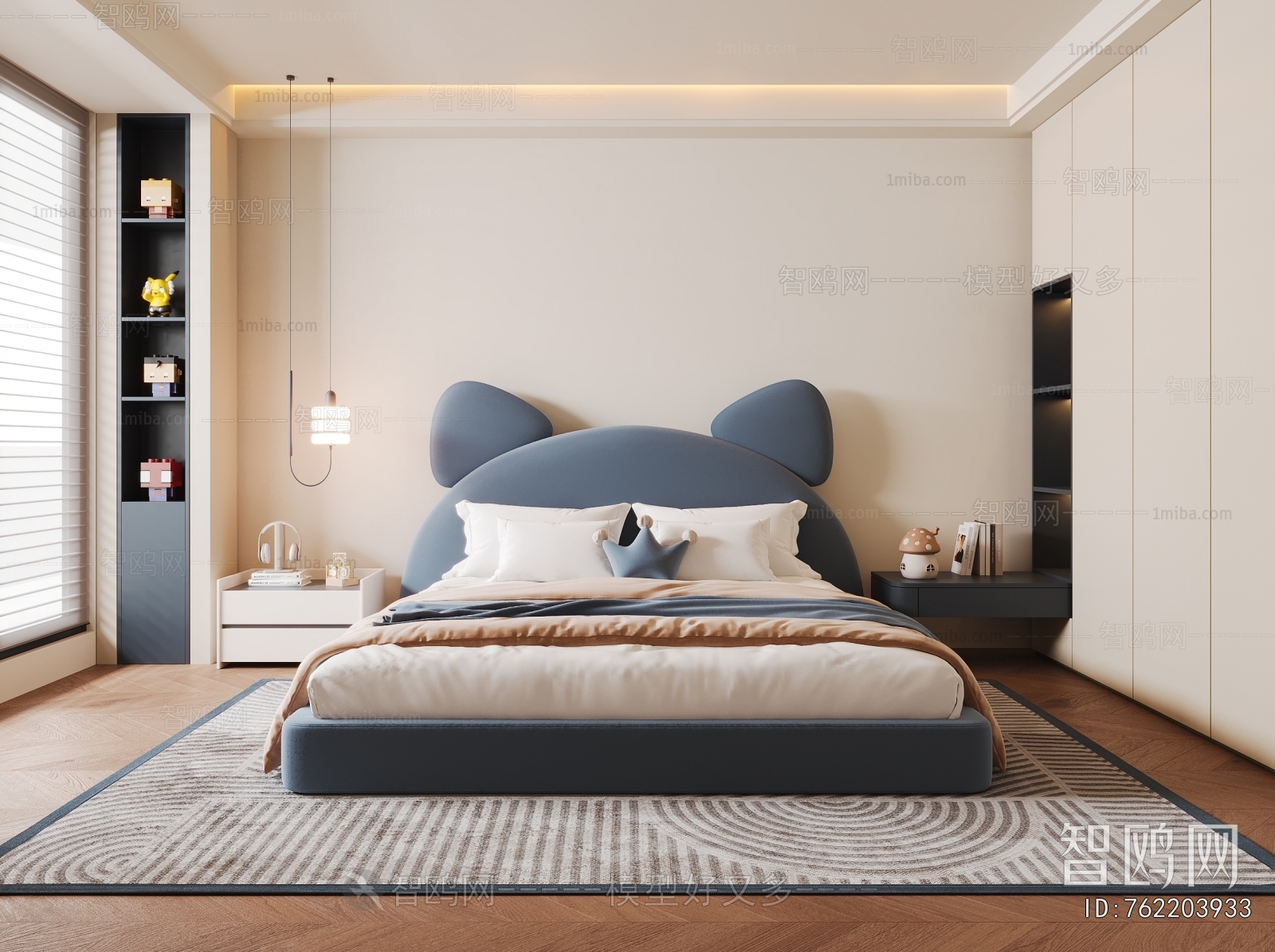 Modern Boy's Room And Son's Room