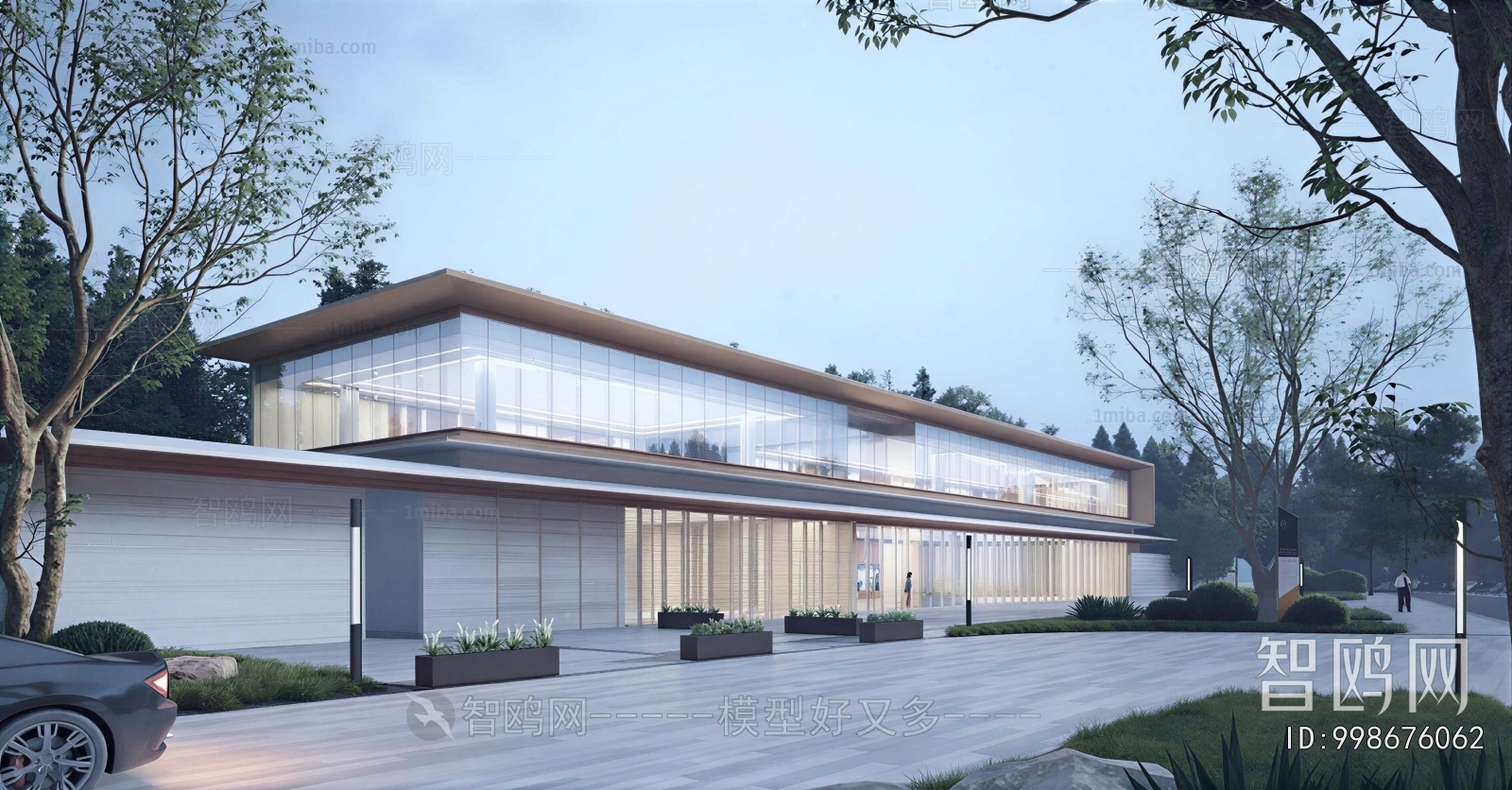 Modern Appearance Of Commercial Building