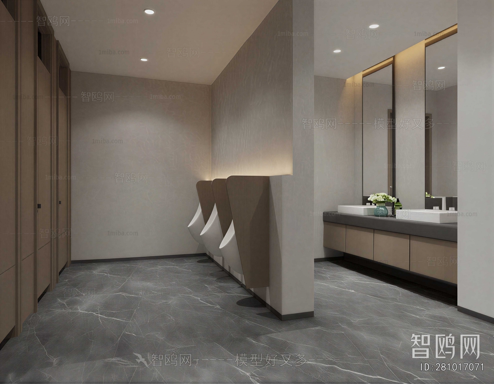 Modern Public Toilet