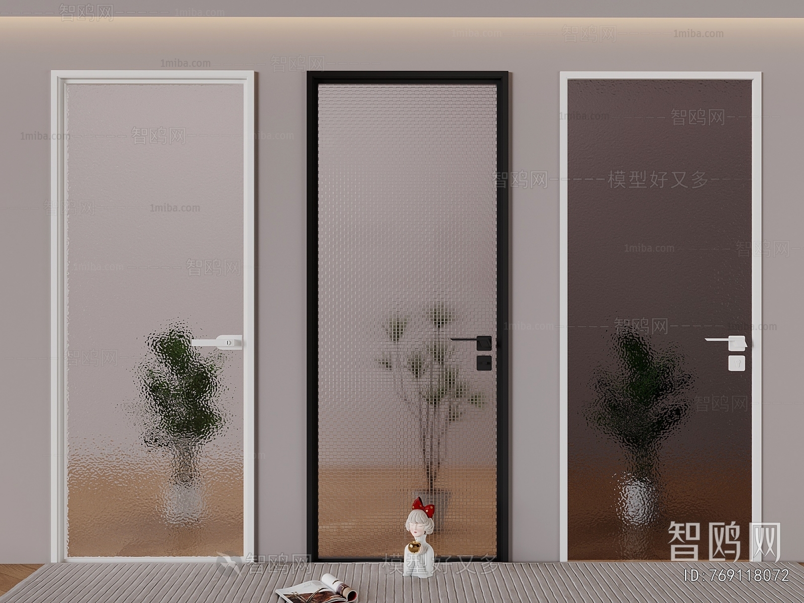 Modern Single Door