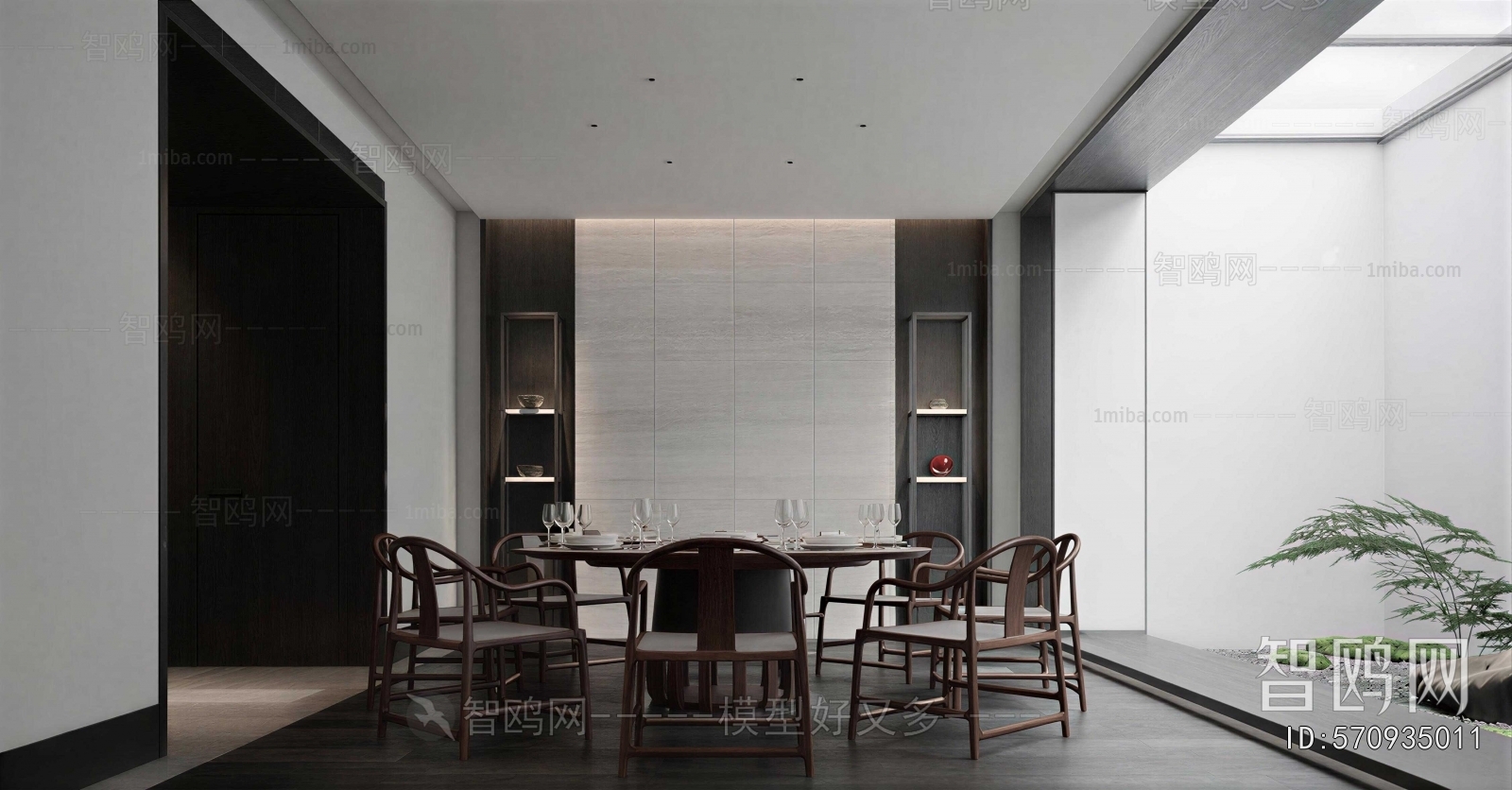 New Chinese Style Dining Room