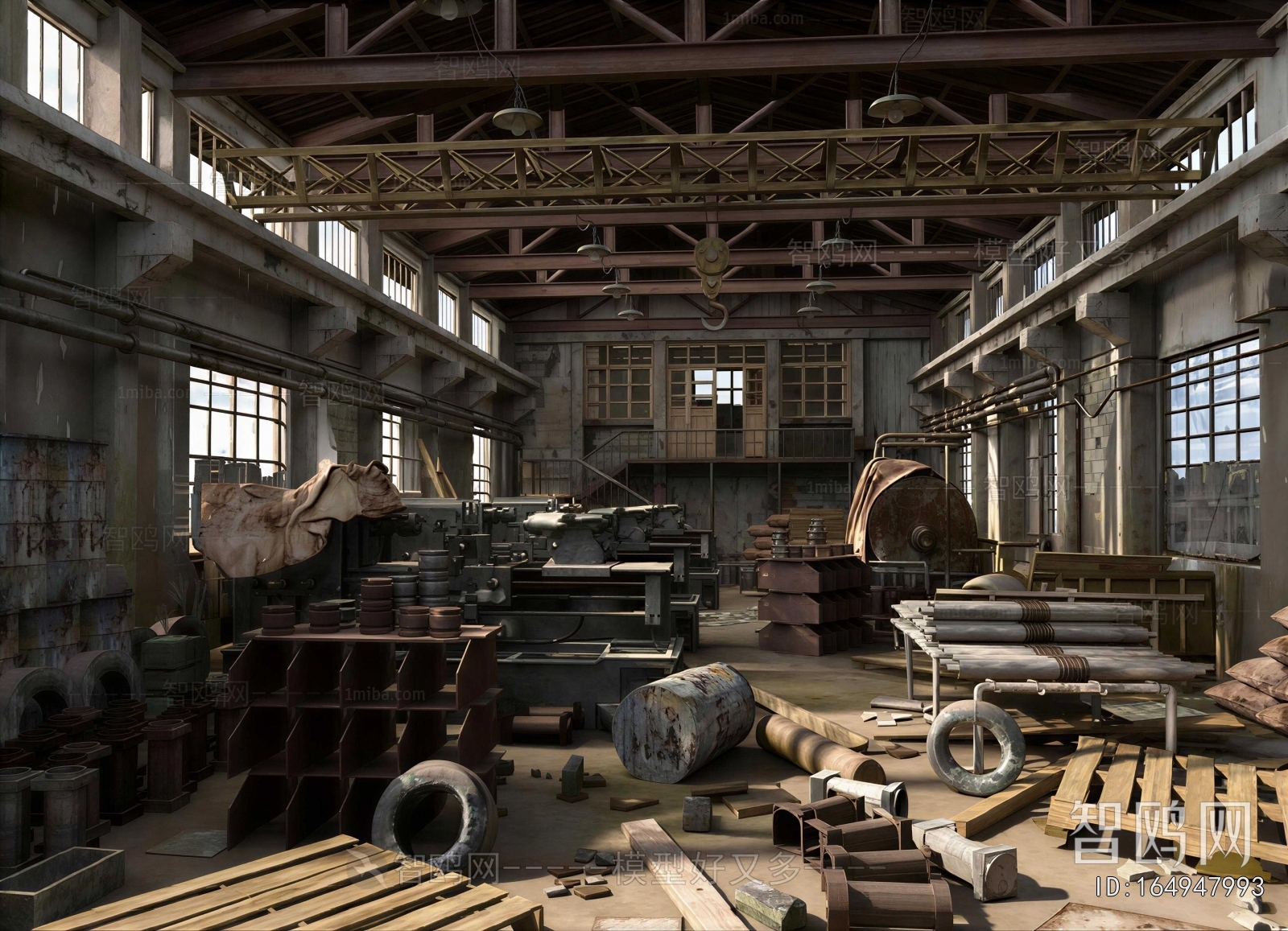 Retro Style Factory Floor/warehouse