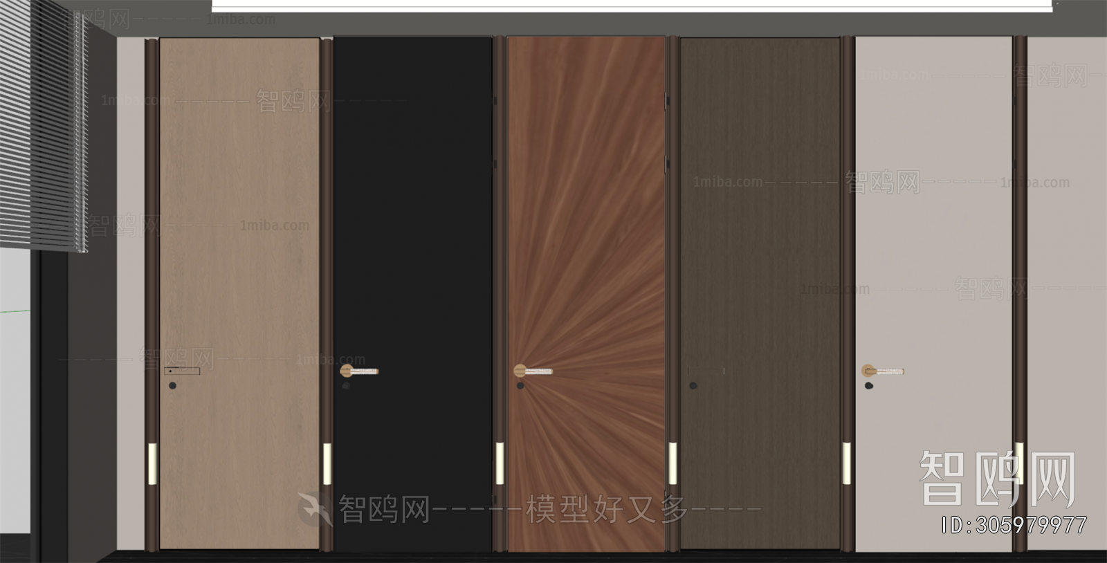 Modern Single Door