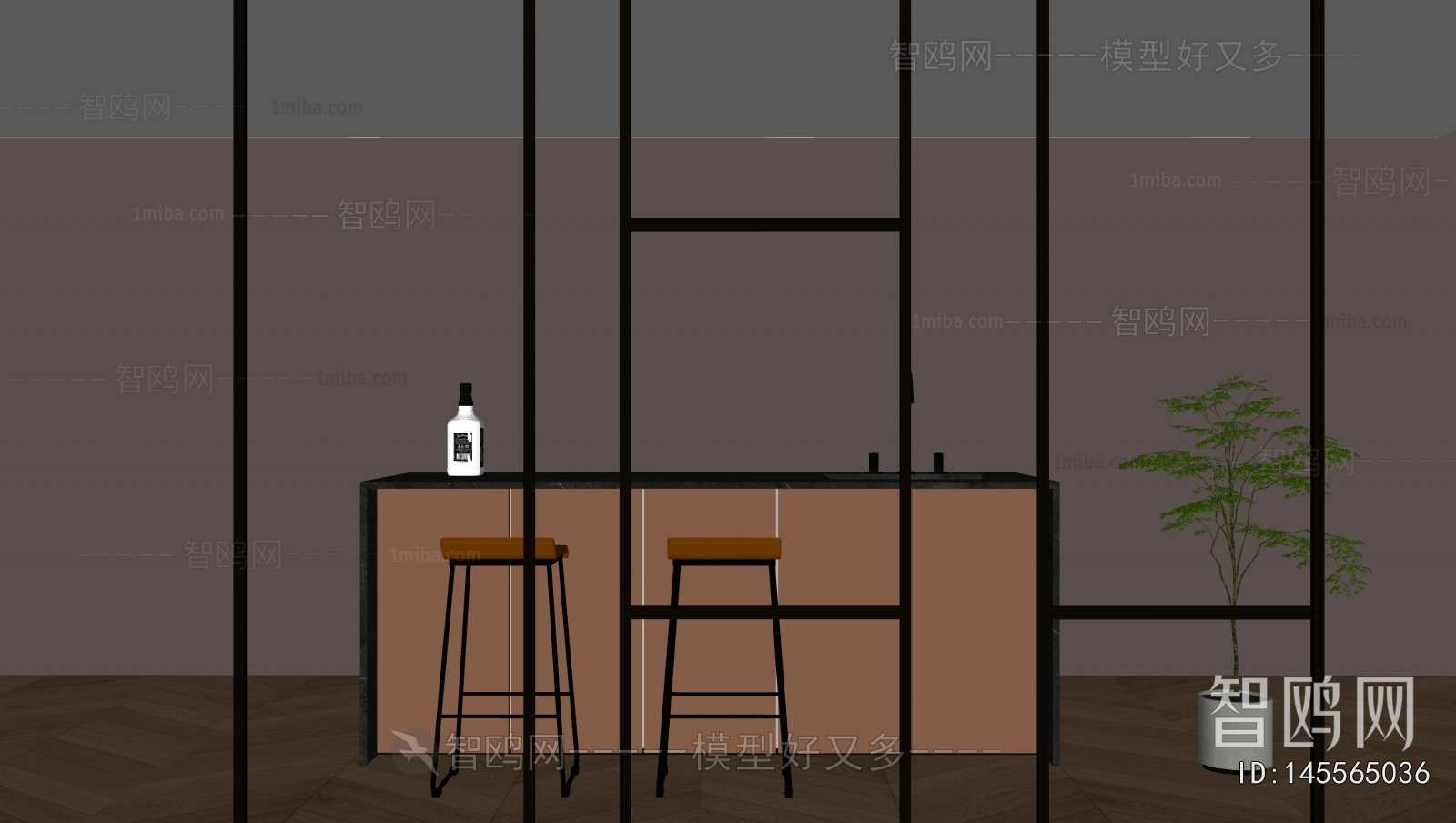 Modern Glass Screen Partition