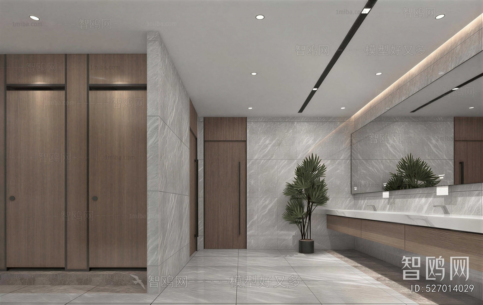 Modern Public Toilet
