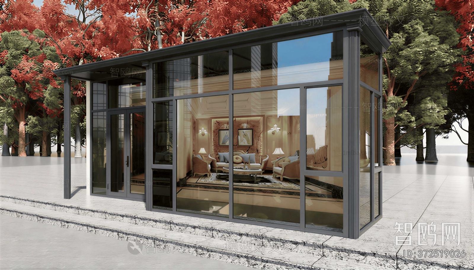 Modern Glass Sunshine Room