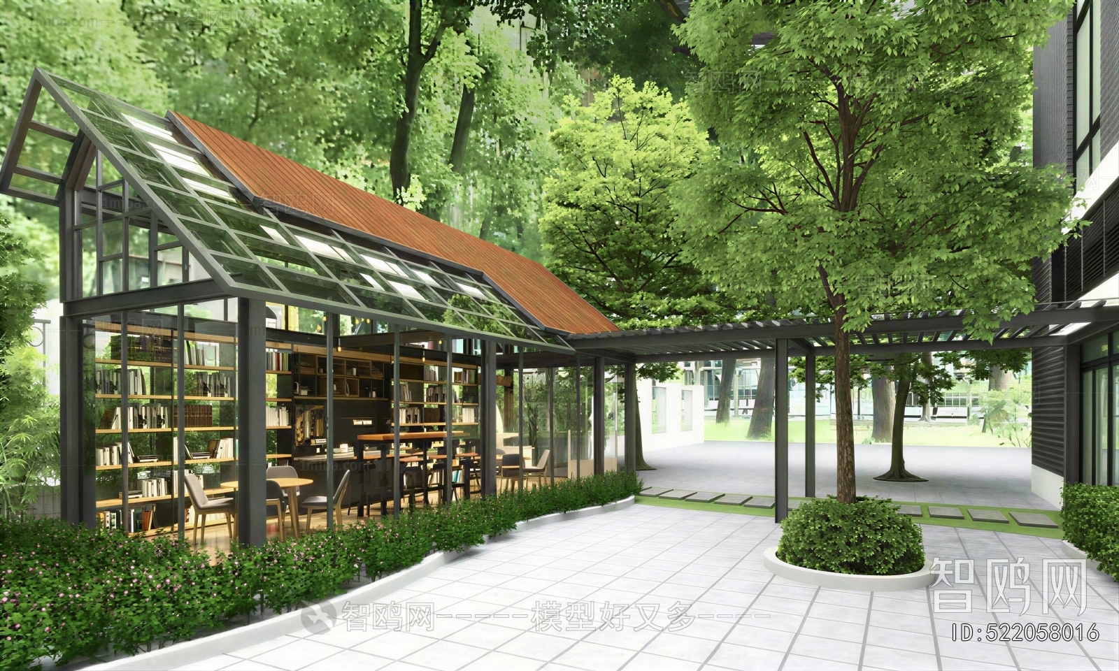 Modern Courtyard/landscape